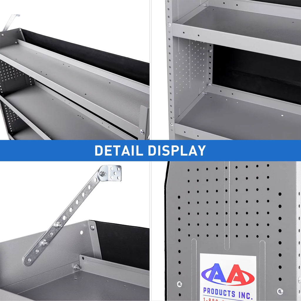 Steel Van Shelving Storage System 42" W x 43" H x 13" D H873