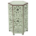 Green Iron Side Table I23589