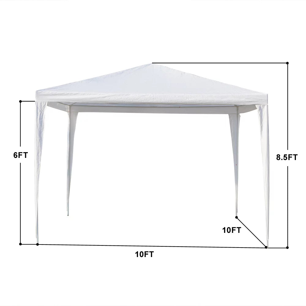 10 x 10 Canopy Tent with 3 Removable Sidewalls and Portable Bag A54531
