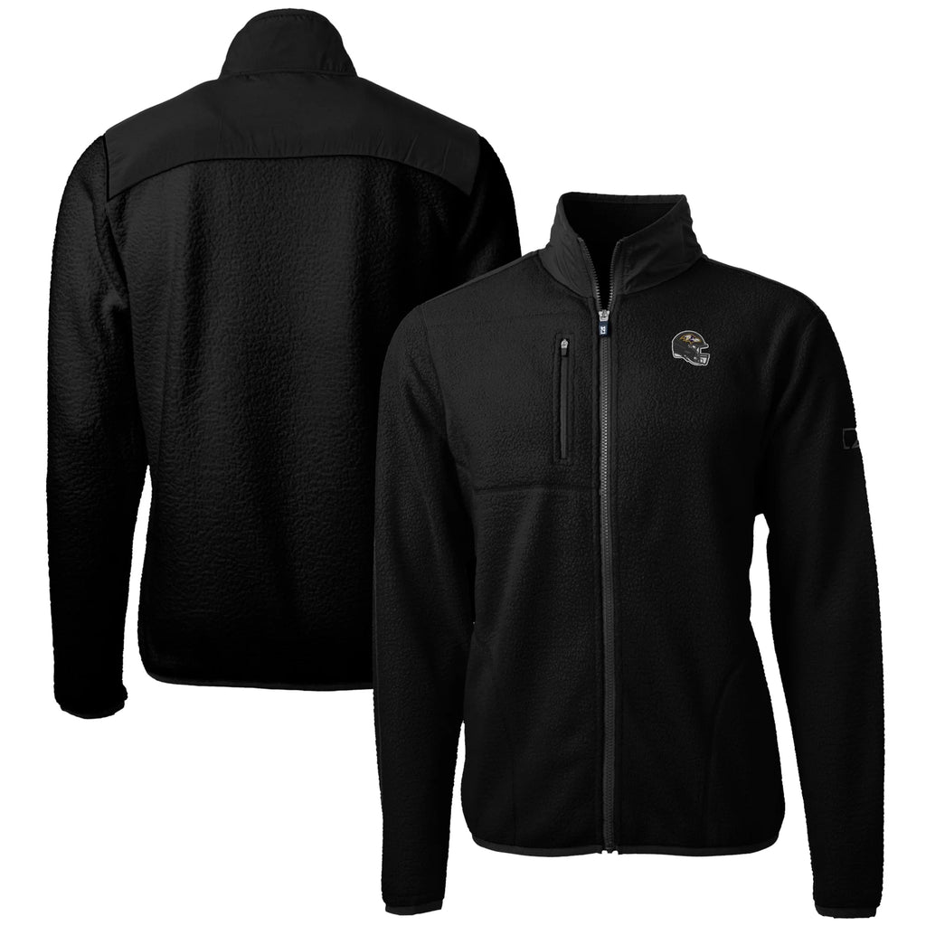 Men's Black Fleece Full-Zip Jacket X265144