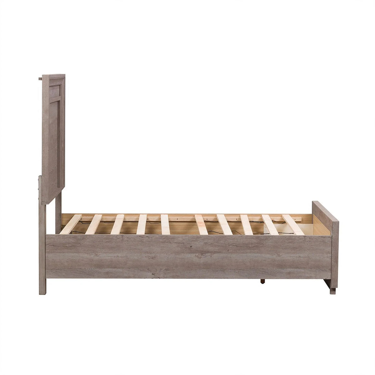 Contemporary Wood Twin Storage Bed C384268
