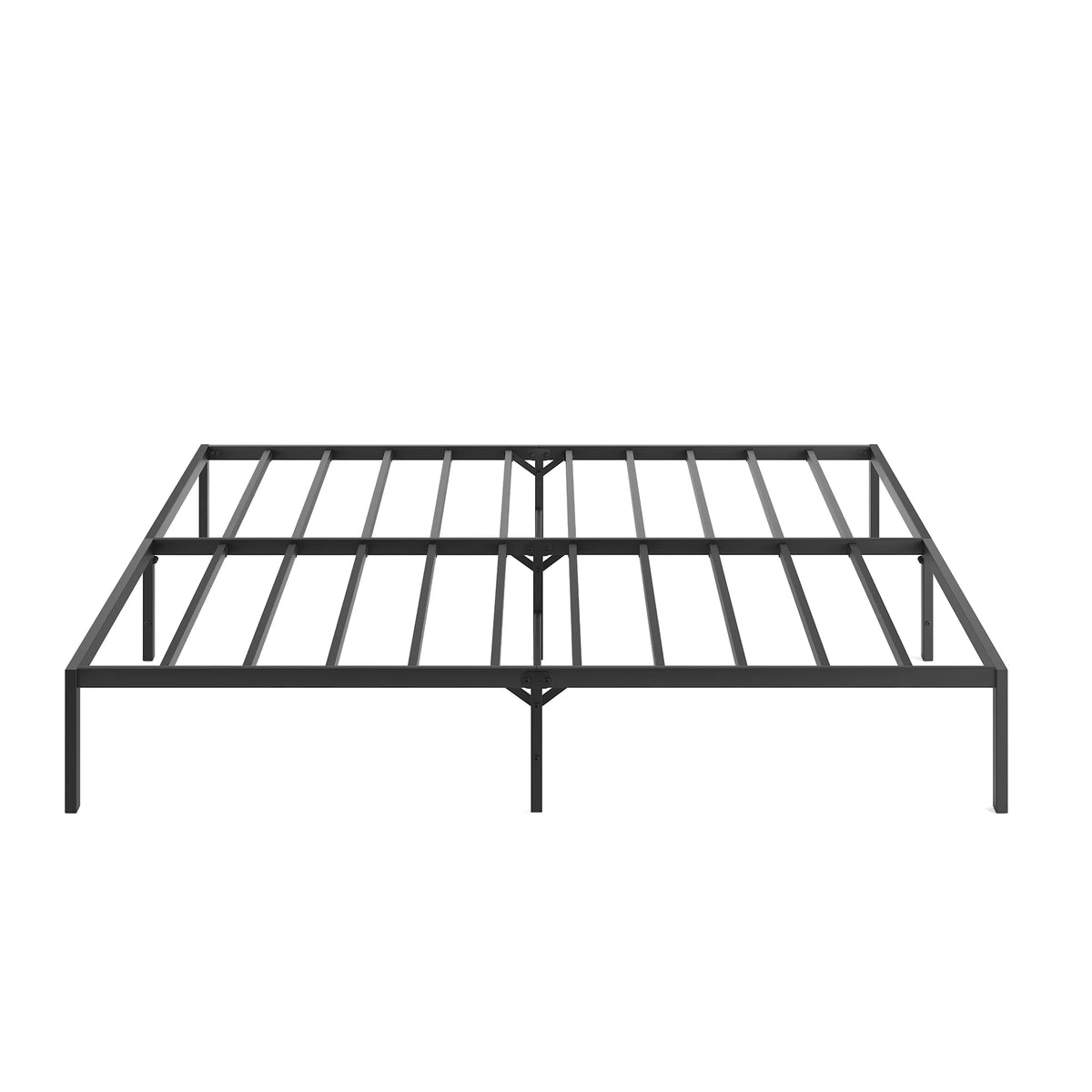 Black Metal Platform Bed Frame B73688
