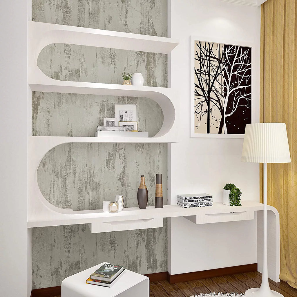 Beige Matte Textured Vinyl Peel and Stick Wallpaper P841