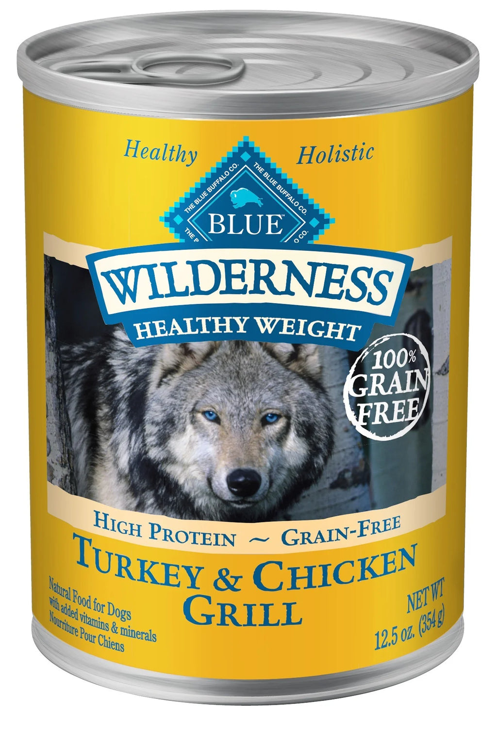 High Protein Grain Free Turkey & Chicken Wet Dog Food 12.5 oz (Pack of 12) X9692