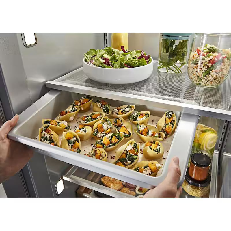 42 in. 25.5 cu. ft. Side-by-Side Refrigerator in Stainless Steel J90623
