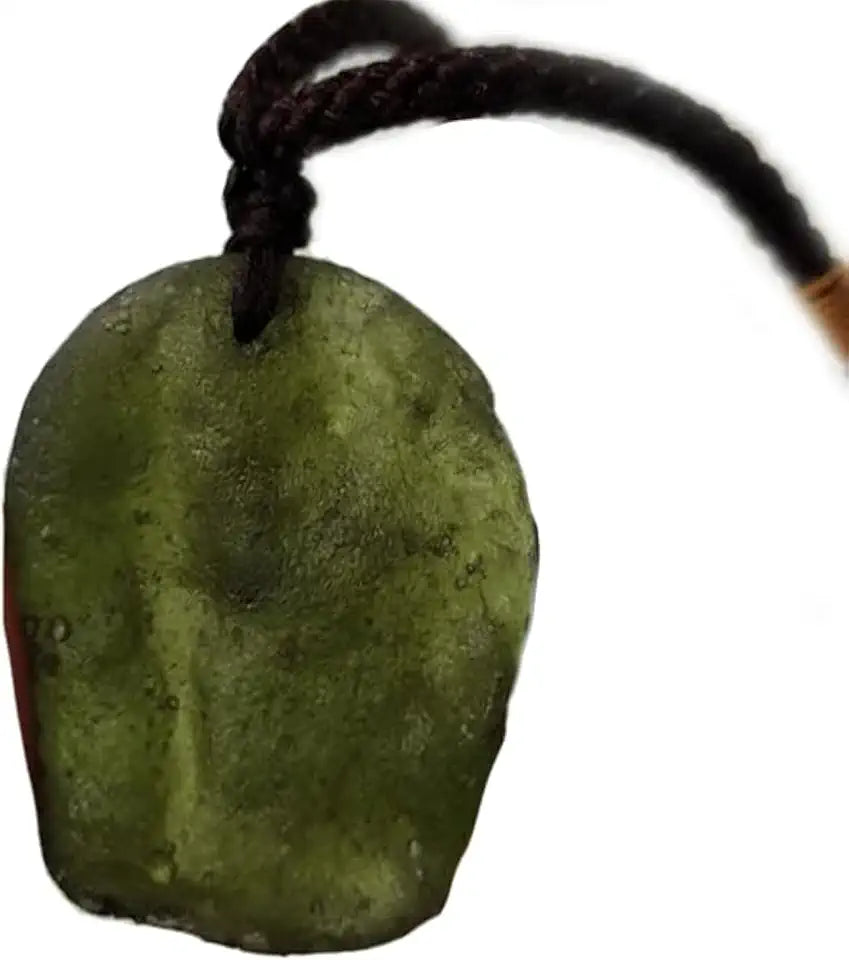 Raw Stone Pendant Rope Necklace S301266