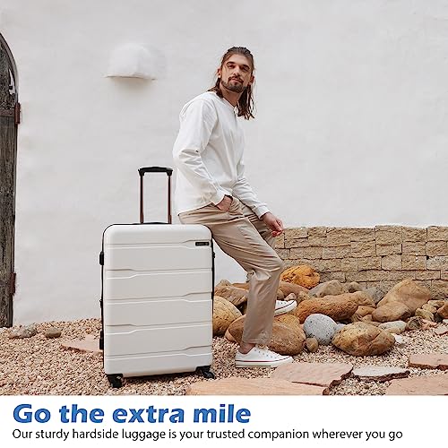 Expandable PC+ABS Spinner Suitcase with TSA Lock 20in 24in 28in W8329