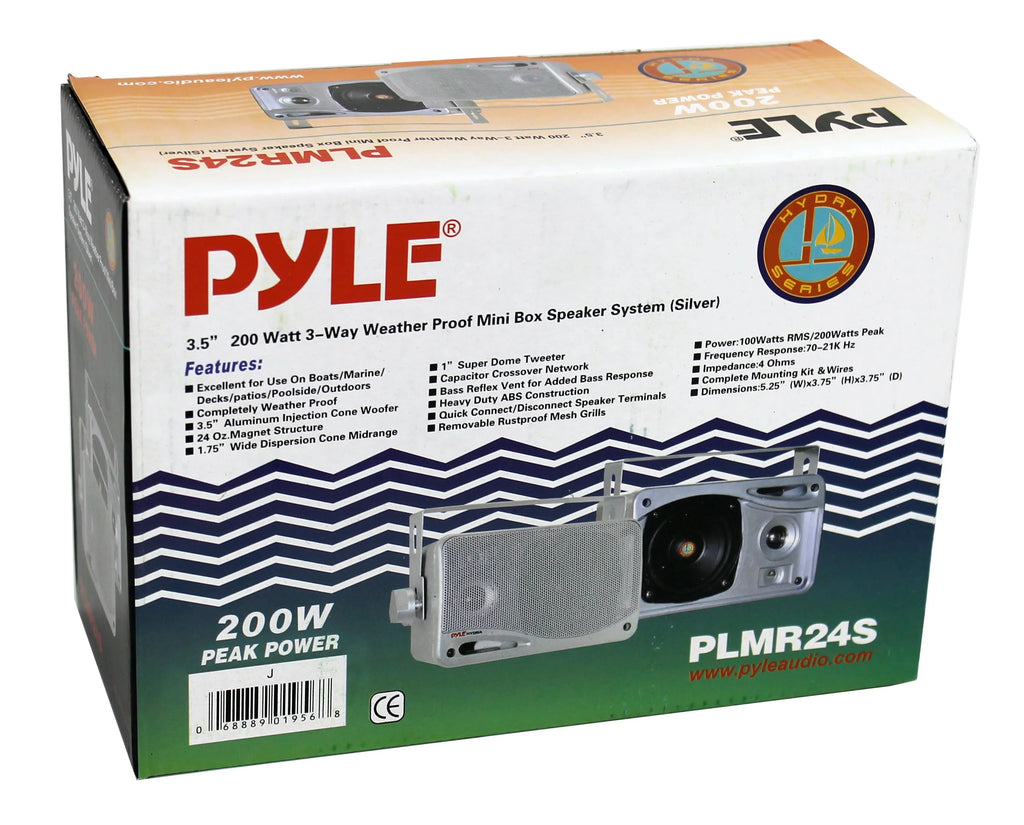 3.5" 200 Watt Water Proof Marine Speaker System Z691388