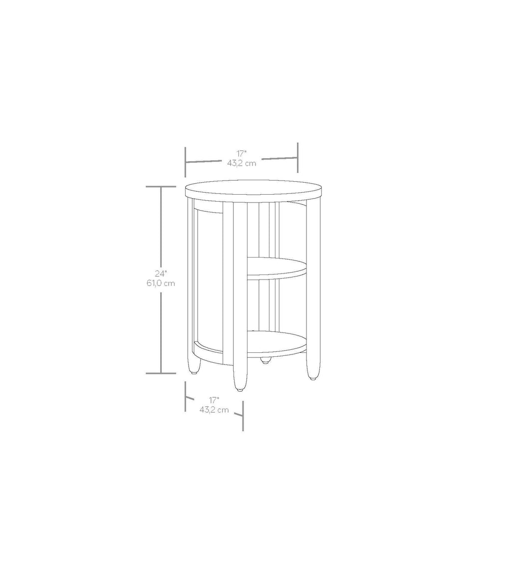 Side Table Light Honey Finish A7869