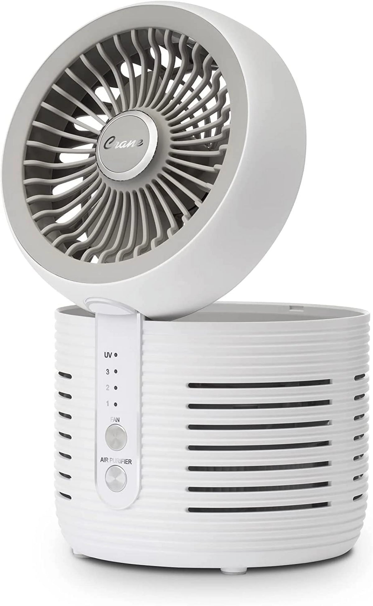 2-in-1 Air Purifier and Desk Top Fan HEPA White N1887
