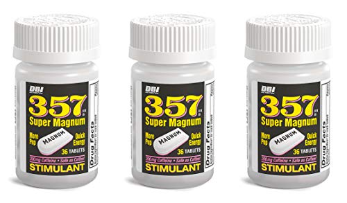 Stimulant with 200 Milligrams of Caffeine, Pack of 3 E467471