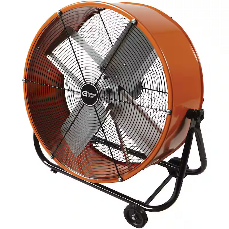 Heavy Duty 2-Speed Tilt Drum Fan D6144