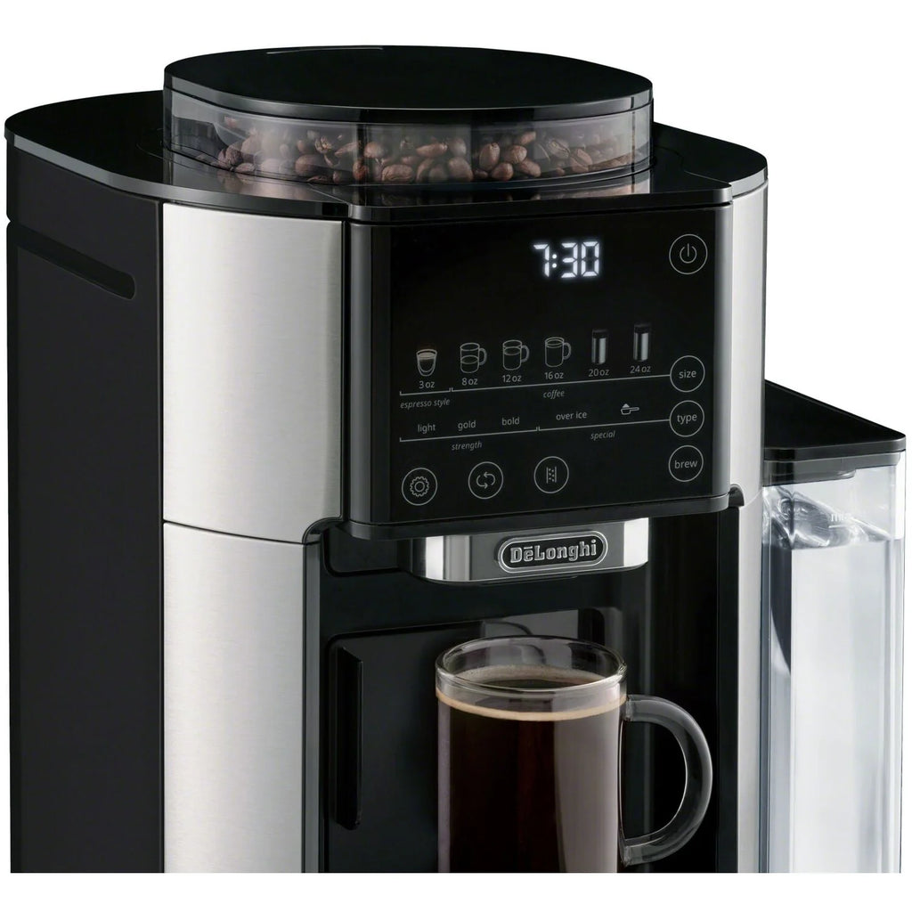 Automatic Single-Serve Drip Coffee Maker with Built-In Grinder D6519
