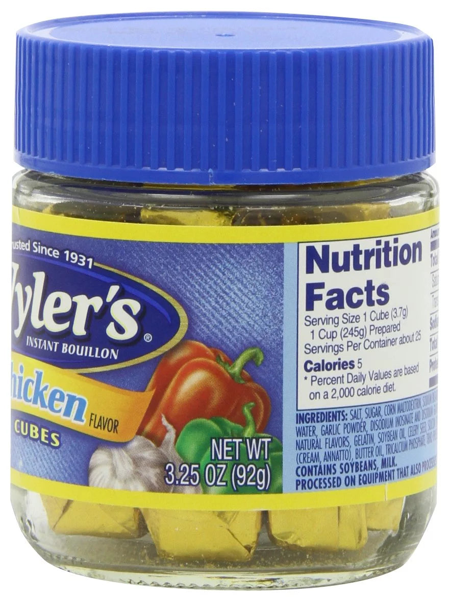 Chicken Instant Bouillon Cubes 3.25 OZ Pack of 4 U53508