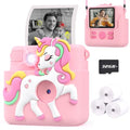 Pink Instant Print Kids Camera with 32GB SD Card Q624259