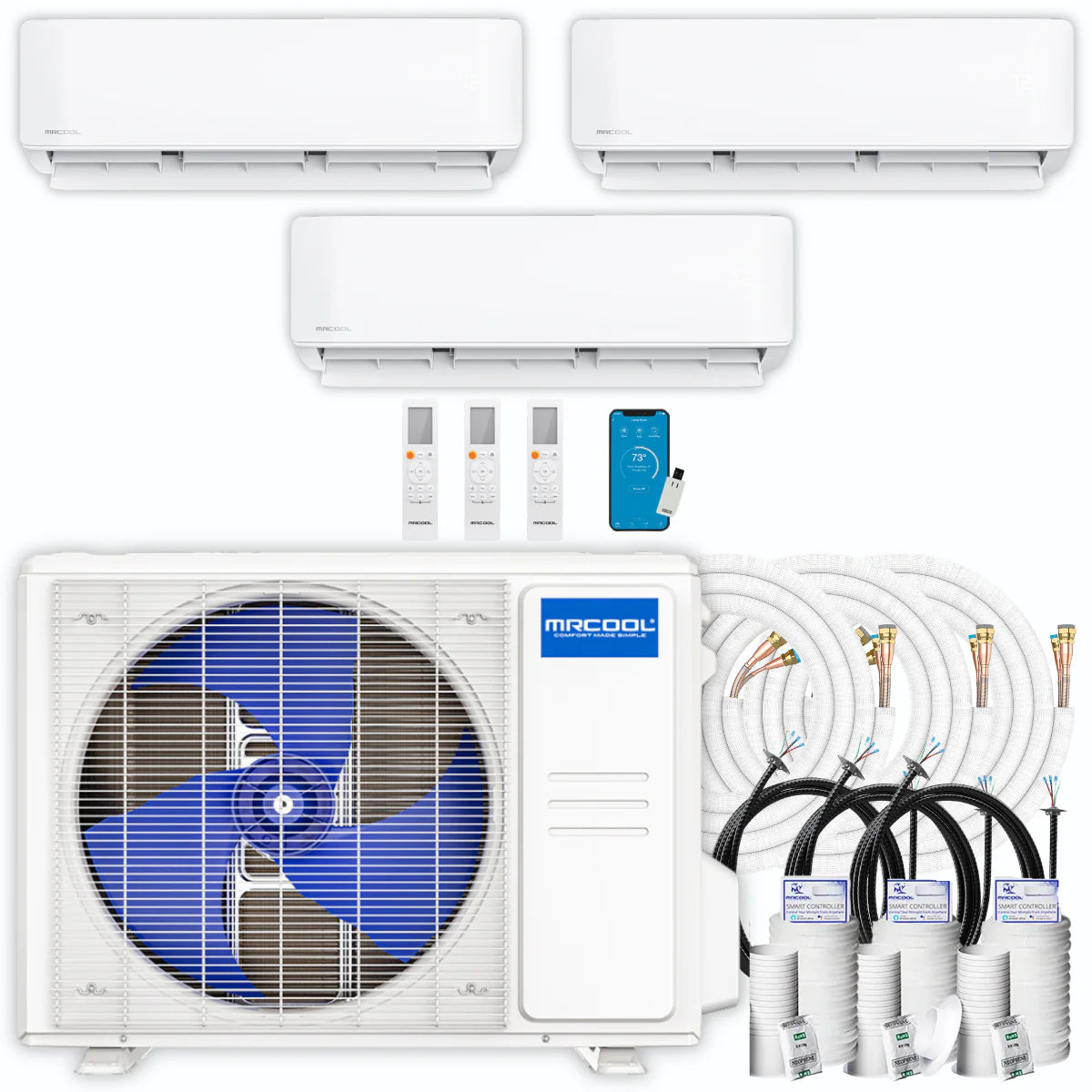 36,000 BTU 3 Zone Ductless Air Conditioner and Heat Pump U143