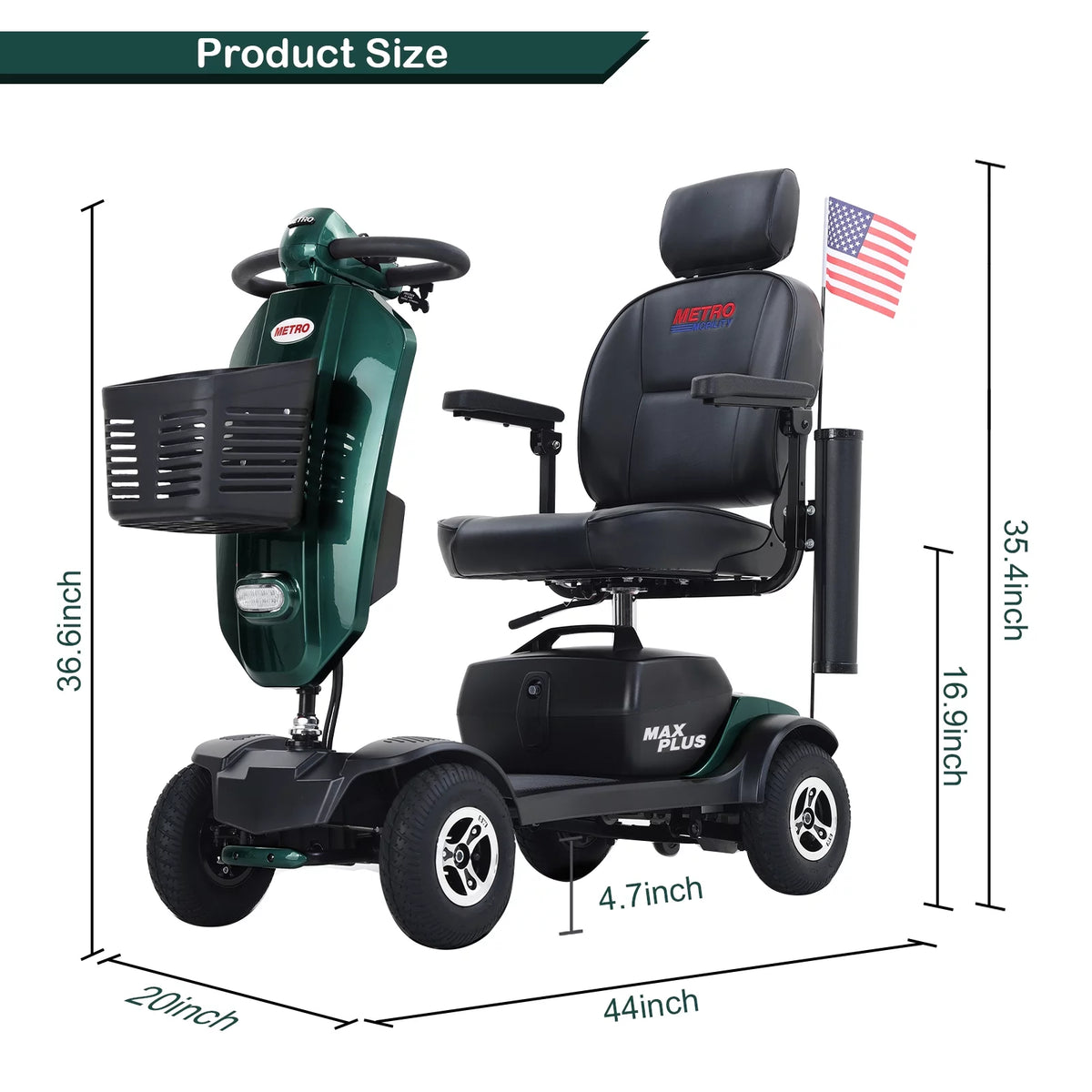 4 Wheels Mobility Scooter C514