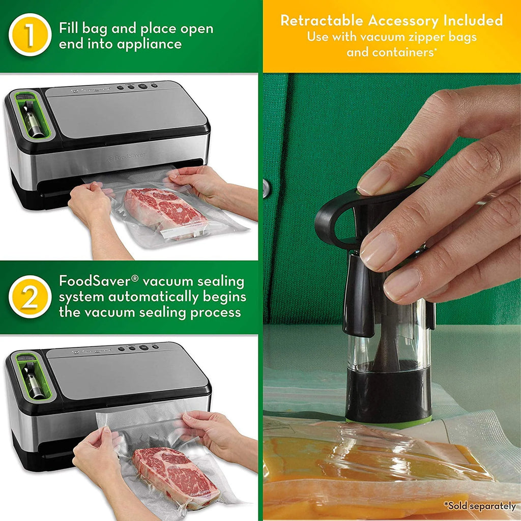 Automatic Vacuum Sealing System with Handheld Sealer Y86654