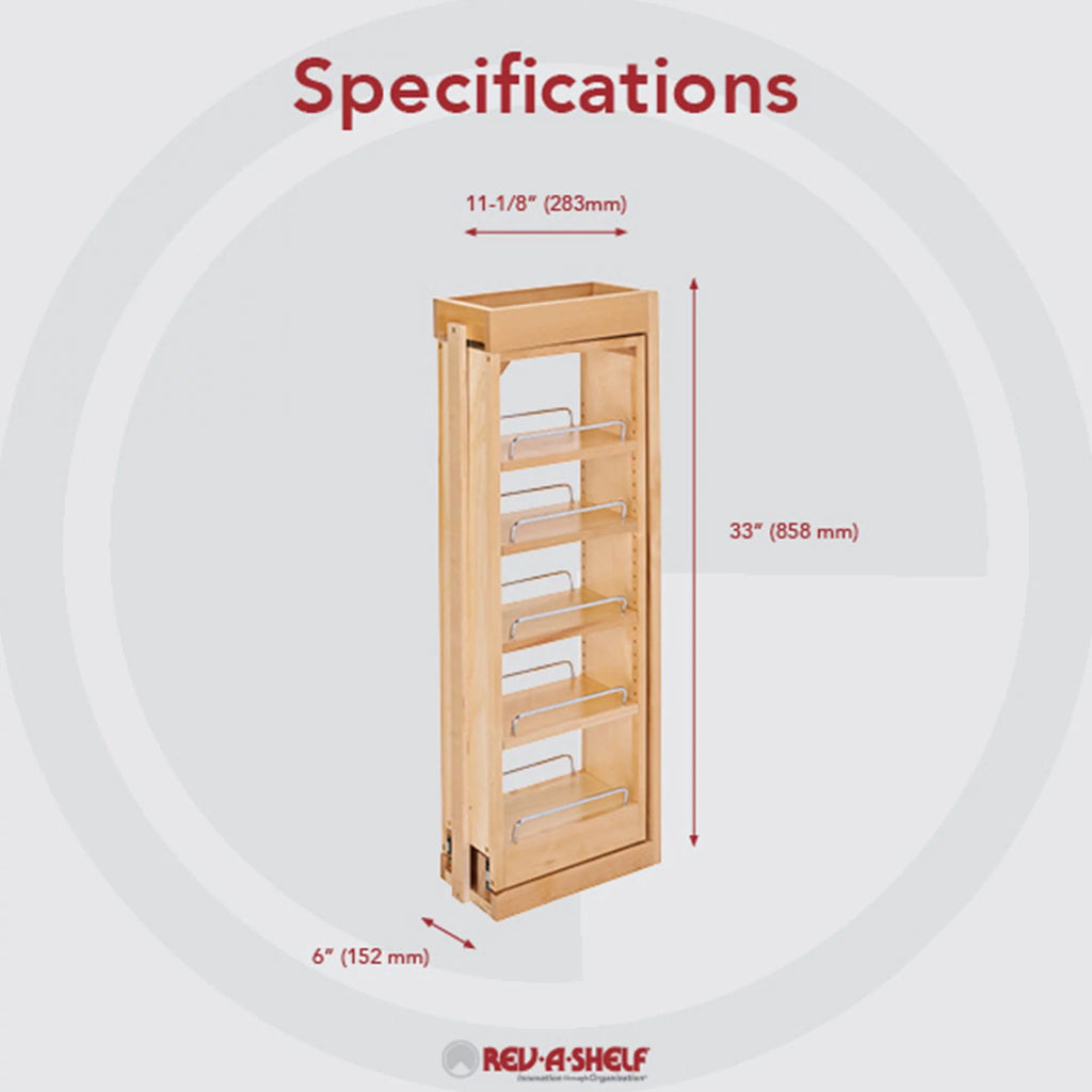 6 In Wood Wall Filler Cabinet Organizer Z99426