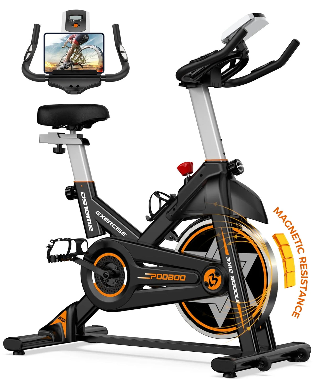 Indoor Cycling Bike with Silent Magnetic Resistance Y153635