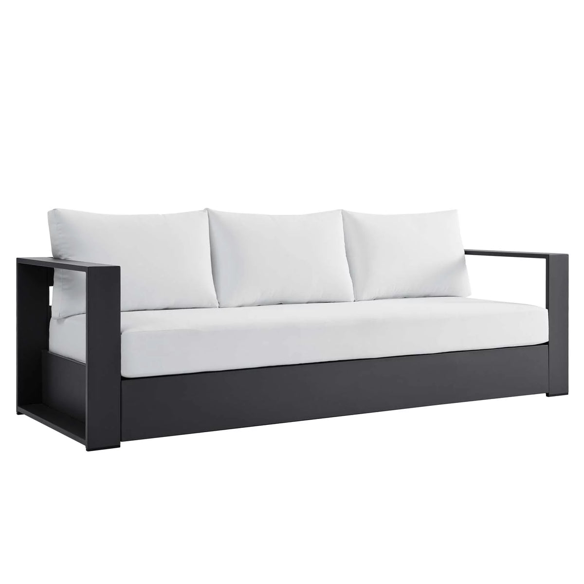 Gray White Aluminum Sofa H572