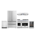 48 Gas Range, Under Cabinet Range Hood, Dishwasher, Refrigerator with Ice Maker and Wine Cooler A207602