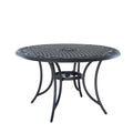 48 in Round Cast Aluminum Outdoor Dining Table O3451