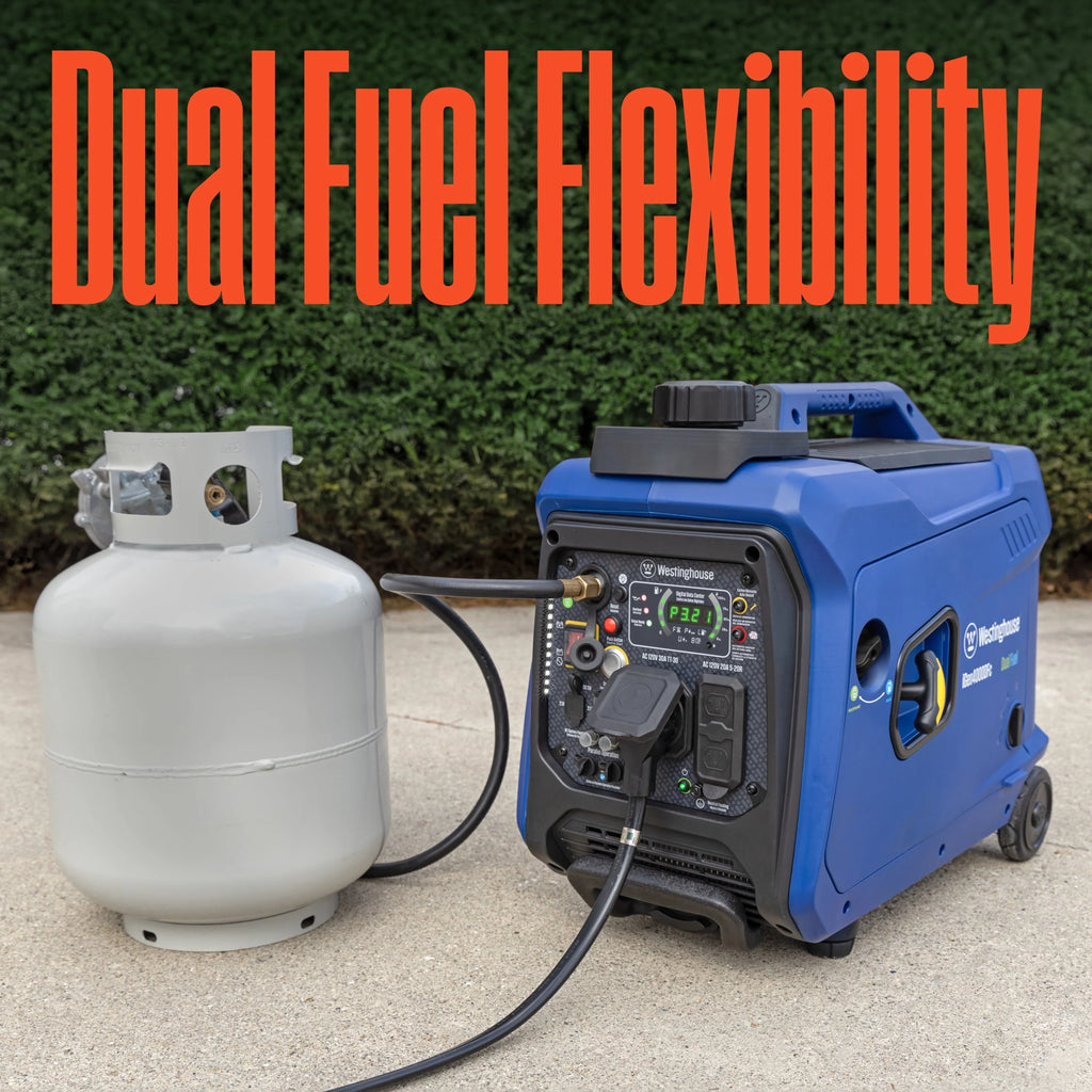 4000 Peak Watt Dual Fuel Portable Inverter Generator Q771