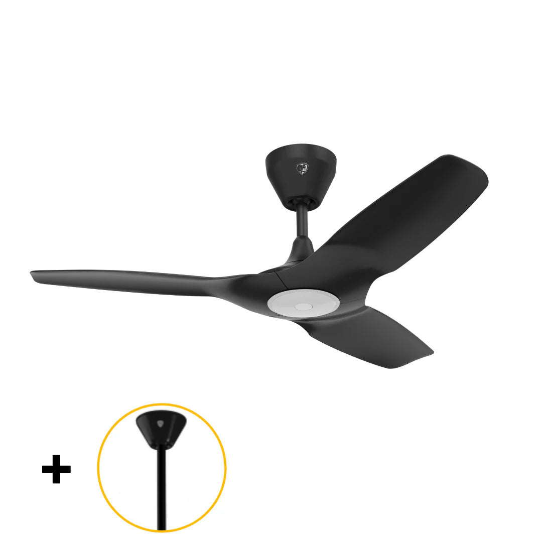 Black 52 Ceiling Fan with Downrod M845