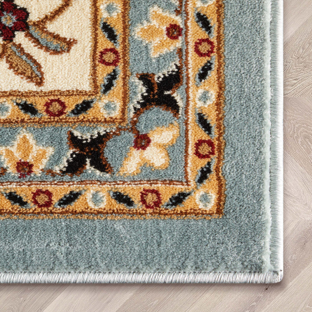 5'3" x 7'3" Floral Oriental Area Rug B922