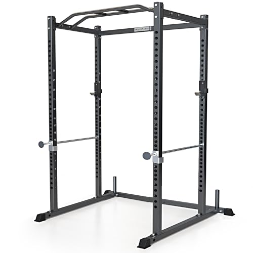 Power Rack with Safety Bars and J-Hooks P414
