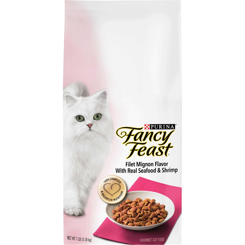 Dry Cat Food Filet Mignon Flavor with Seafood & Shrimp M873333