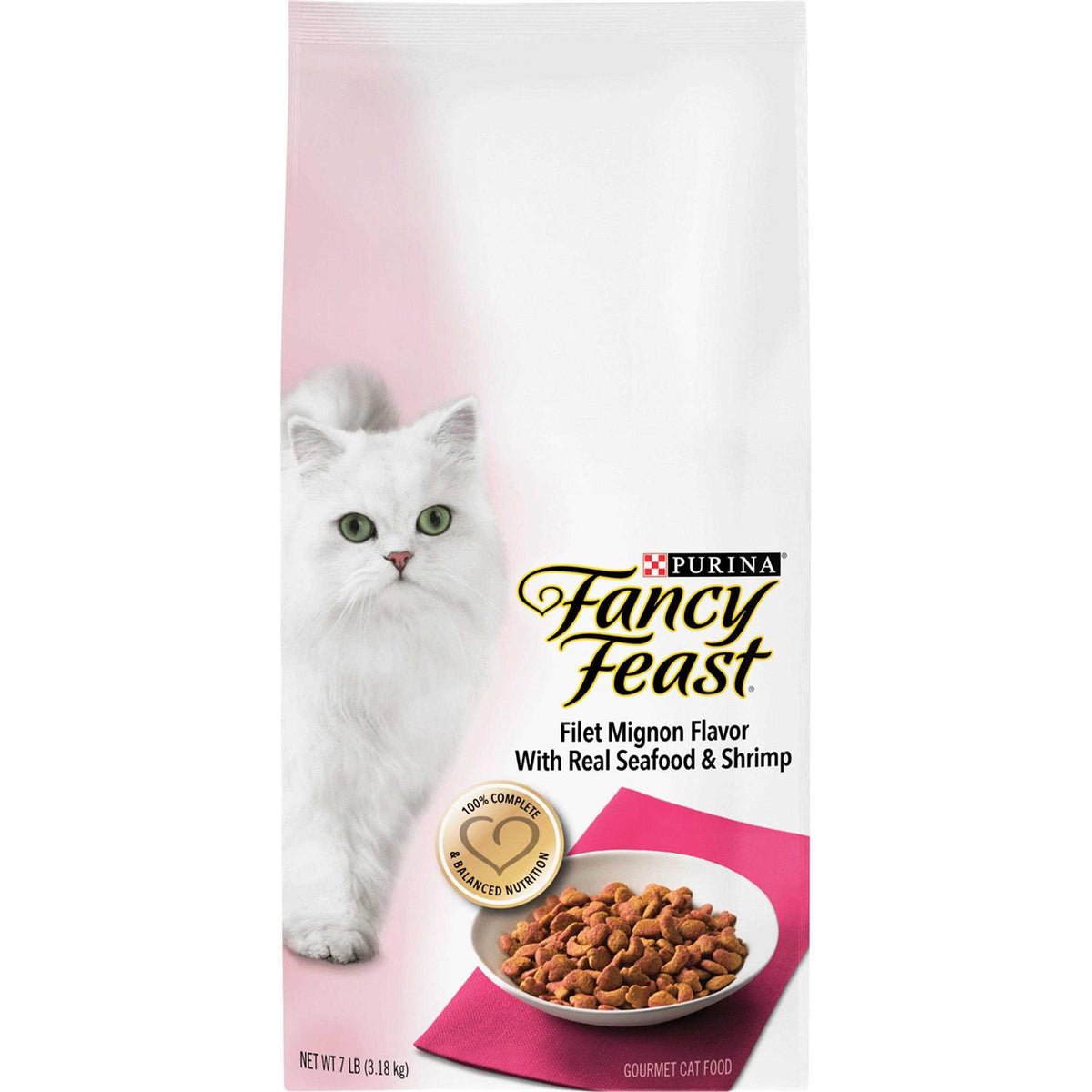 Dry Cat Food Filet Mignon Flavor with Seafood & Shrimp M873333