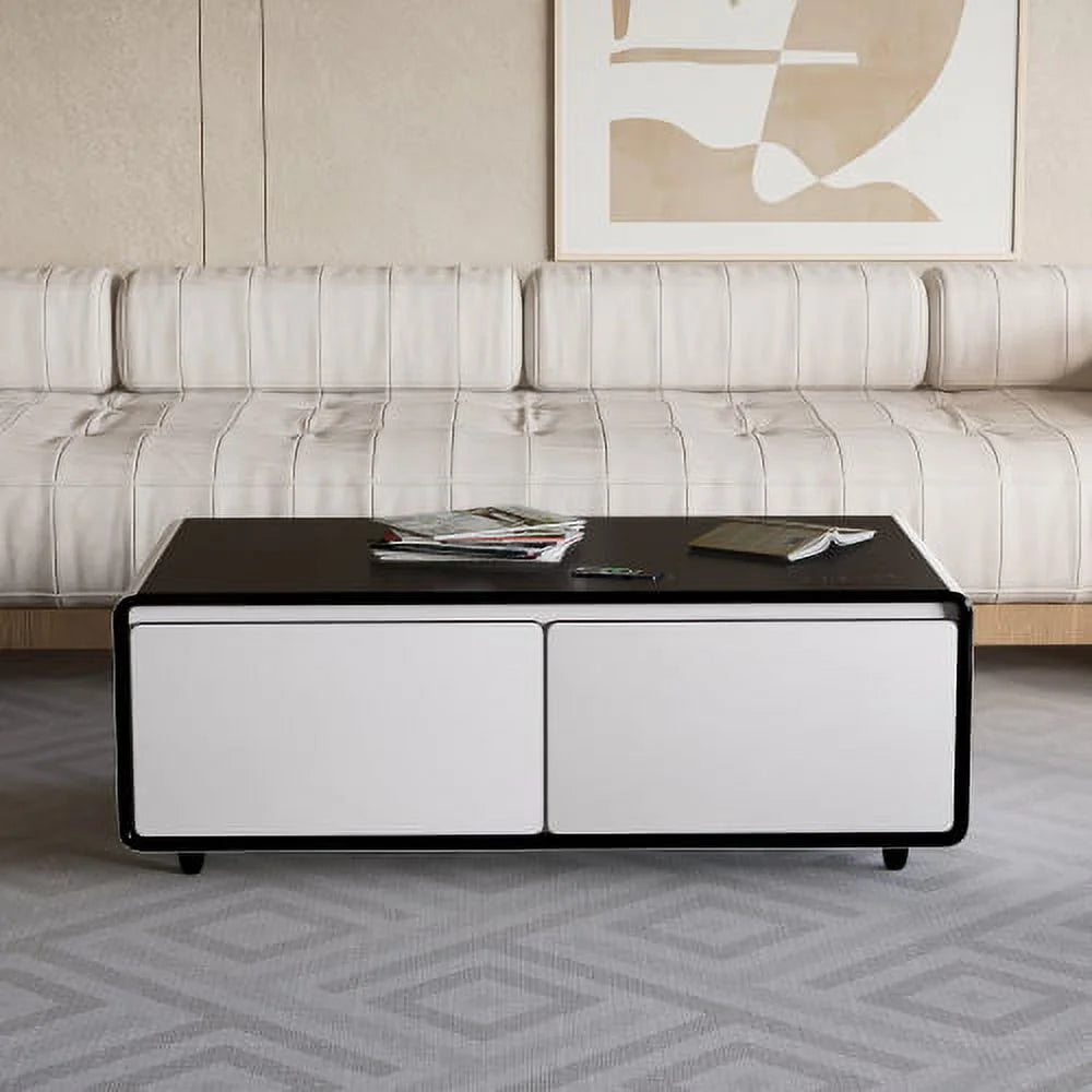 Smart Coffee Table with Built-in Fridge W138