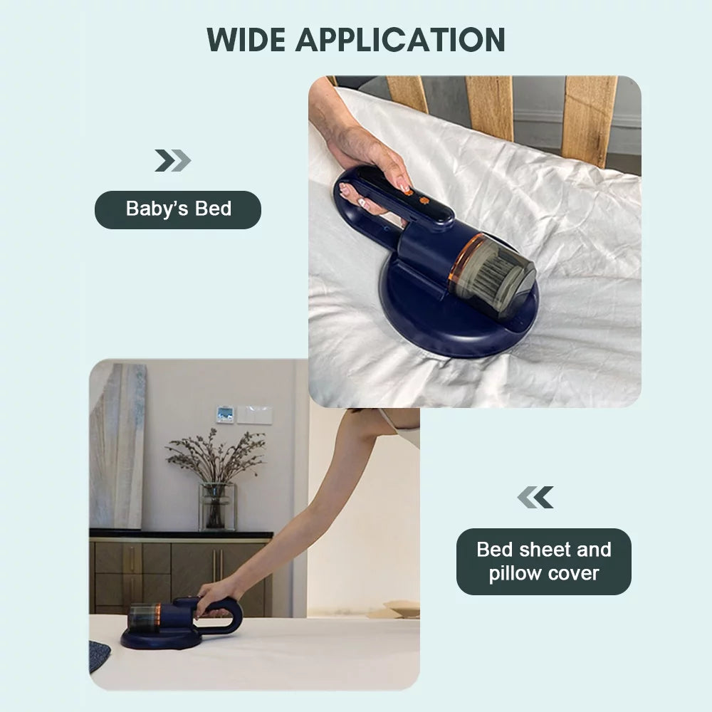 Wireless Household Bed Cleaner with HEPA Filtration and 5000PA Suction L29032