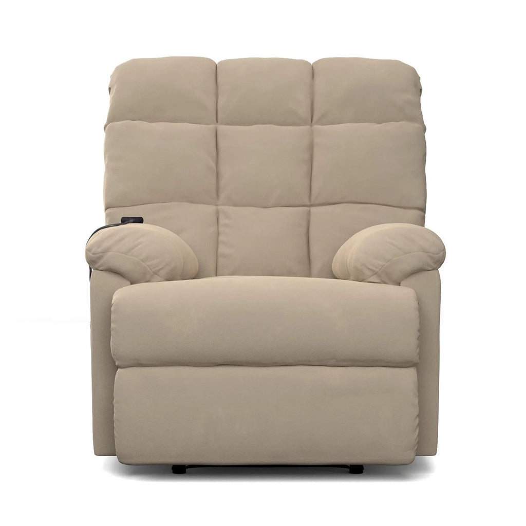 Khaki Microfiber Power Lift Recliner P2009