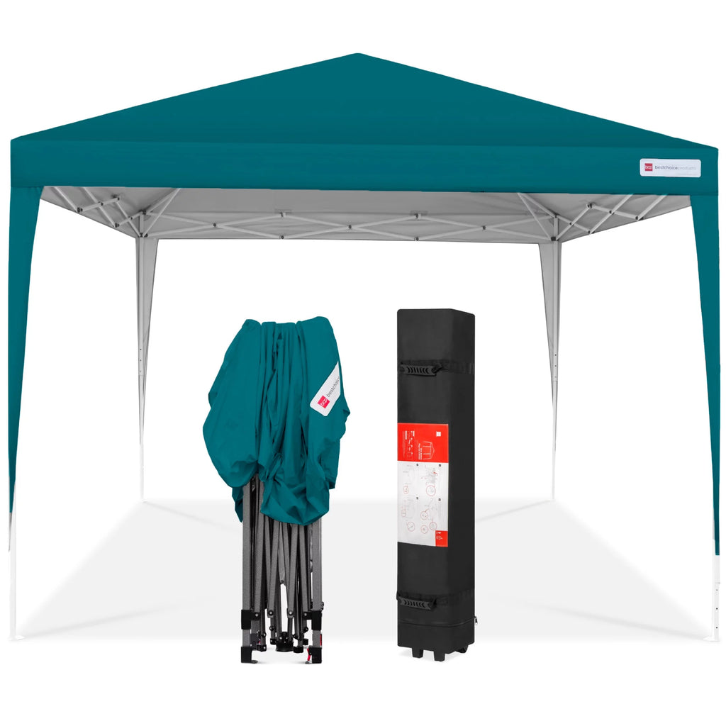 10x10ft Dark Gray Pop Up Canopy Tent with Carrying Bag C202939