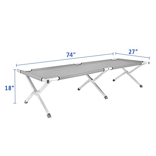 Portable Folding Camping Cot with Carrying Bag X1314