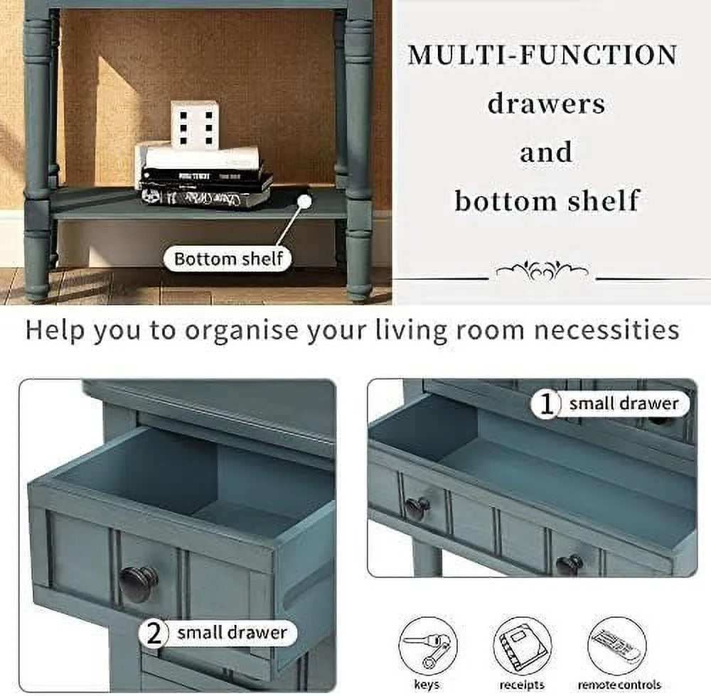 Narrow Console Table with Three Drawers T49136