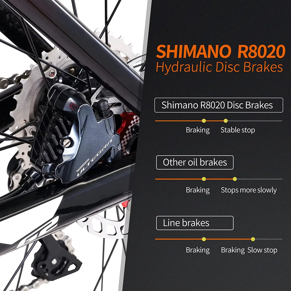 Carbon Fiber Road Bike with Hydraulic Disc Brakes Z51490