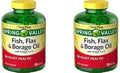 Fish, Flax & Borage Oil Softgels, 120 Count (Pack of 2) E22102