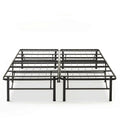 Queen Size Folding Metal Platform Bed Frame with Storage B887842