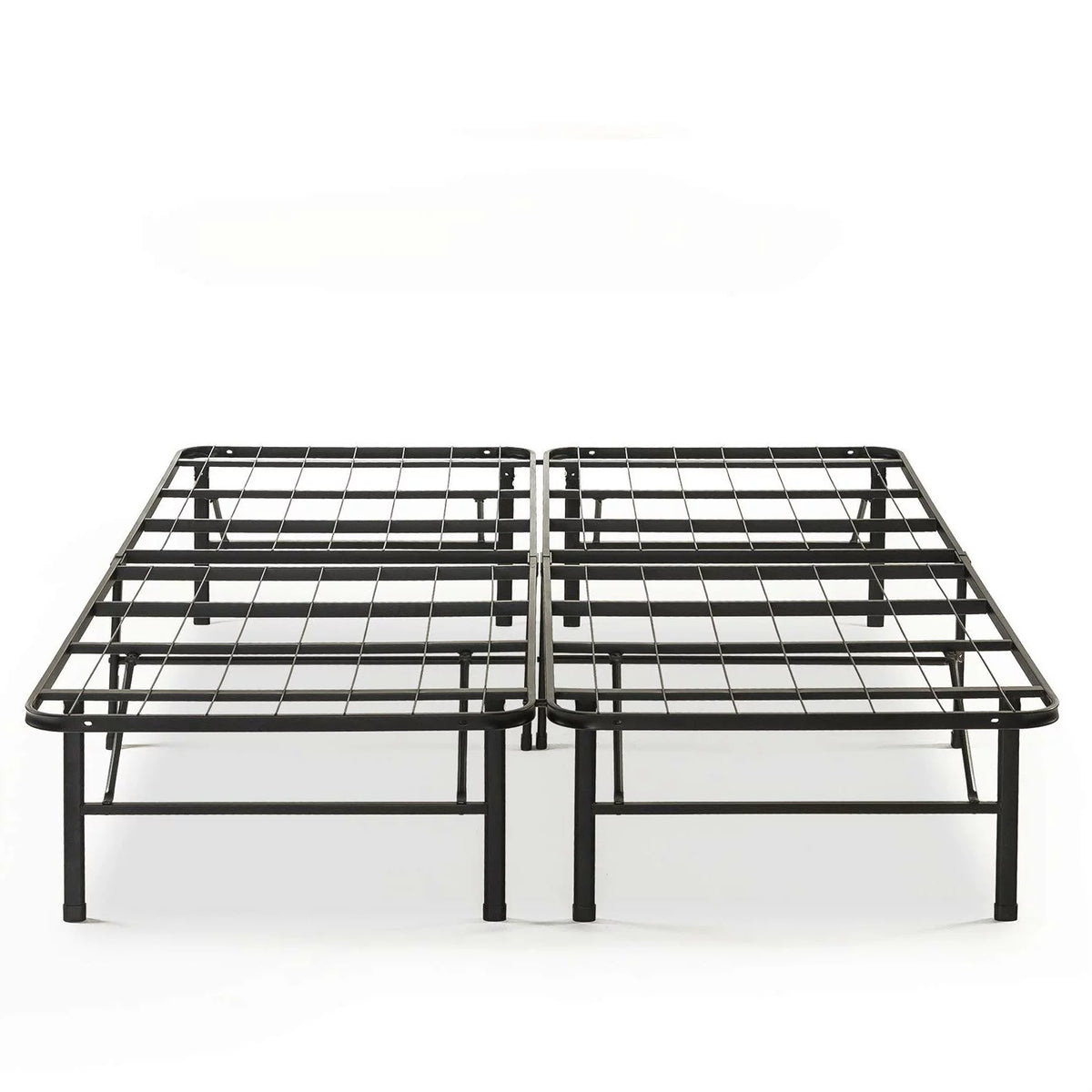 Queen Size Folding Metal Platform Bed Frame with Storage B887842