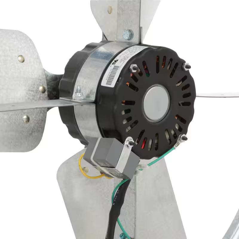 24 in. Direct Drive Whole House Fan with Shutter W7109
