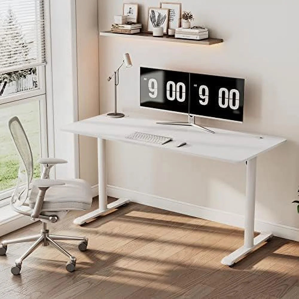 White 60 Inch Gaming Desk M26178