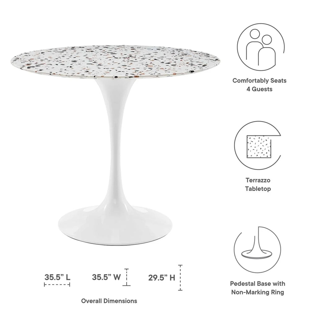 36" Round Terrazzo Dining Table C233749