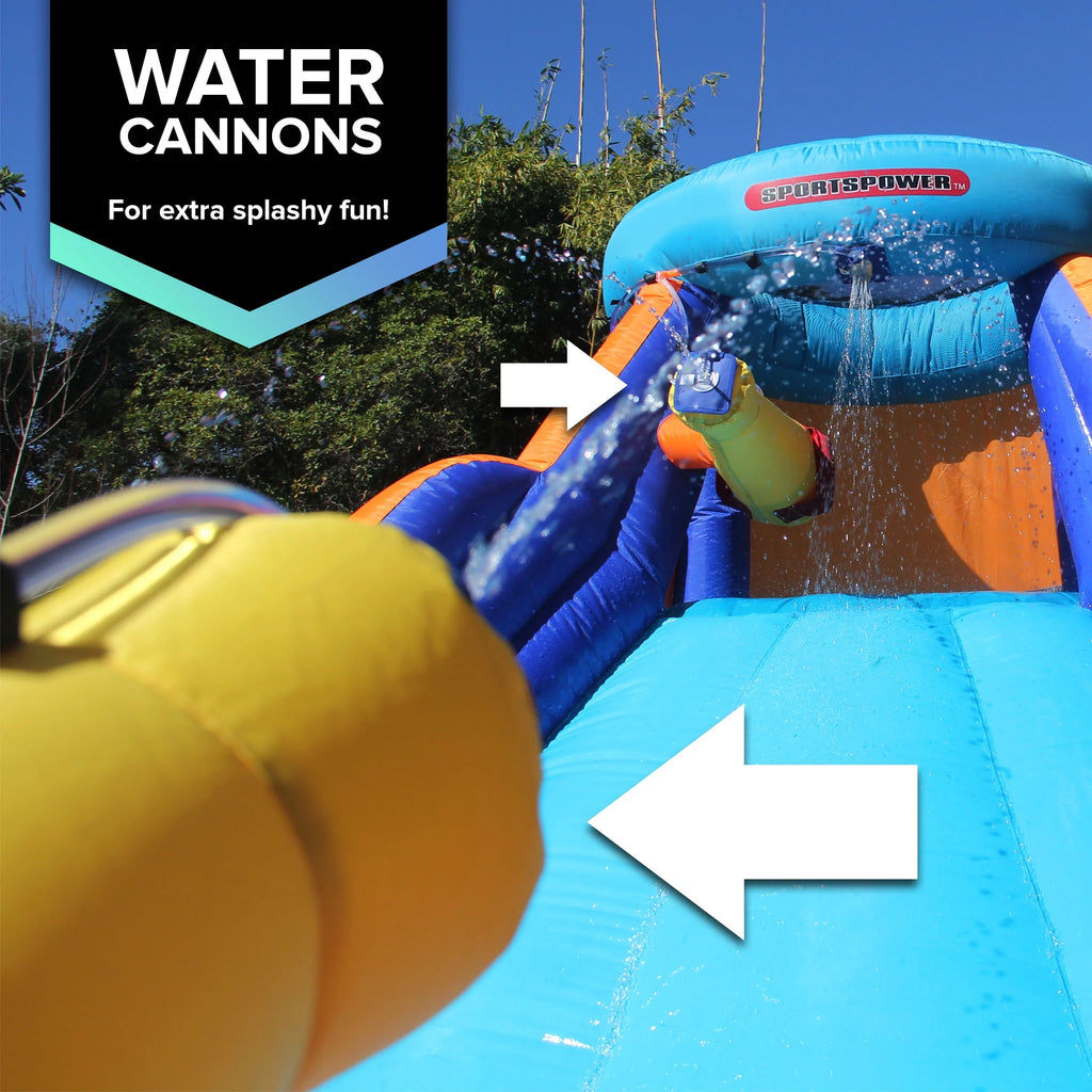 13.8' Inflatable Water Slide with Heavy Duty Blower W258926