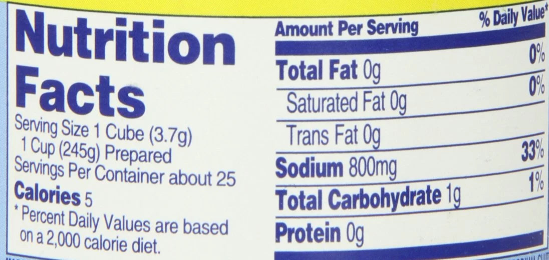 Chicken Instant Bouillon Cubes 3.25 OZ Pack of 4 U53508