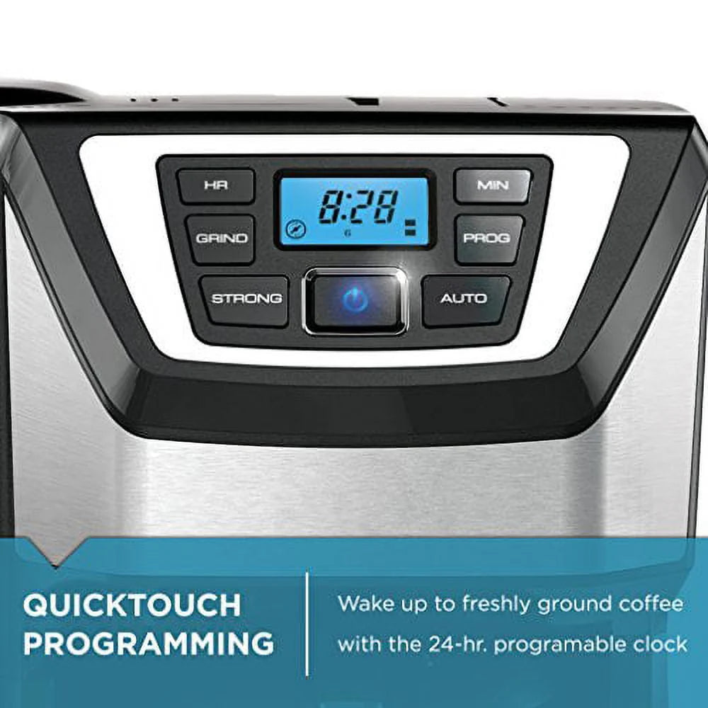 12-Cup Programmable Coffeemaker with Built-In Grinder E9952