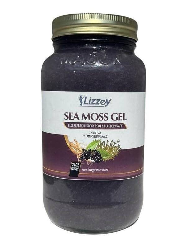 Organic Elderberry Burdock Root Bladderwrack Sea Moss Gel Supplement S920